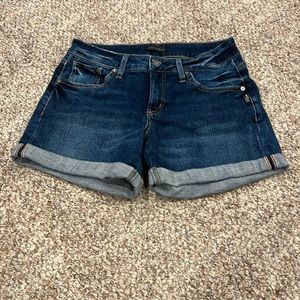 EUC! Silver Boyfriend Shorts. SZ 25